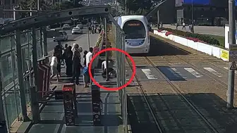 Samsun'da güvenlik görevlisinin cesur müdahalesi küçük kızı kurtardı