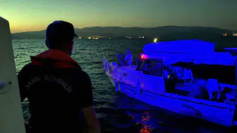 Milas açıklarında motor arızası yapan tekne kurtarıldı