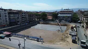 İncirliova'daki meydan projesinde önemli gelişmeler yaşanıyor