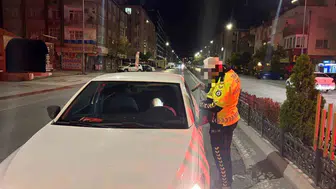 Kayseri'de otomobilin içinde uyuyan sürücüye yüksek ceza