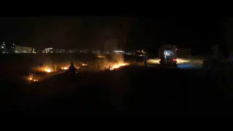 Erzurum'da alevler büyümeden kontrol altına alındı: Kuru ot yangınına hızlı müdahale