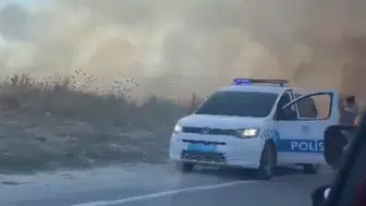 Kapaklı'da çıkan yangın itfaiye tarafından hızlıca söndürüldü