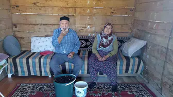 Havza'da emekli çiftin aronya bahçesi alternatif tarımda başarılı örnek