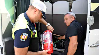 Mersin'de okul servislerine sıkı denetim yapıldı