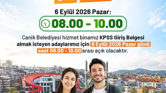Canik Belediyesi, KPSS adayları için her türlü hazırlığı tamamladı
