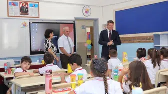 Bilecik il müdürü küçüklerle eğitim yolculuğuna başladı