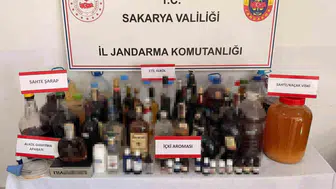Sakarya’da sahte içki imalatına büyük operasyon: 5 kişi gözaltında