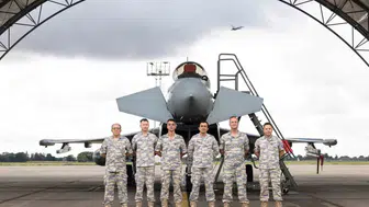 Eurofighter Typhoon tedarik projesi için İngiltere'de bakım tesisleri incelendi