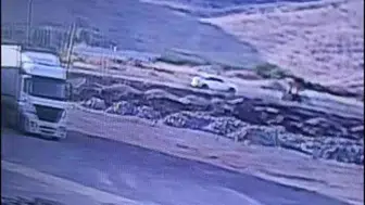 Malatya'da yaralanmalı kaza görüntüleri gün yüzüne çıktı