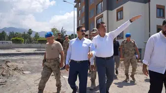 Vali masatlıdan kuzuculu jandarma karakoluna ziyaret