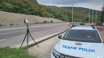 Zonguldak’ta yapay zeka destekli yeni nesil radarla hız denetimi yapıldı