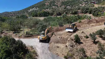 Benlidere mahallesinde yol çalışmaları ile ulaşım rahatlayacak