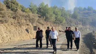 Serik’te orman yangını sonrası hasar tespit çalışmaları başladı