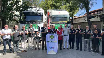 Konya'dan Suriye'ye sevgi dolu yardım eli: 11 bin 792 parça düğün malzemesi gönderildi