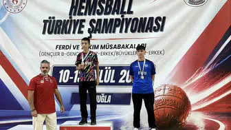 Eskişehirli Miraç Demirel, hemsball'da Türkiye şampiyonu oldu