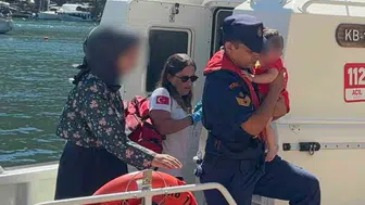 Fethiye'de gezi teknesinde yaralanan bebek kurtarıldı