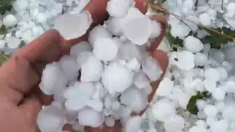 Karabük’te dolu yağışı tarım alanlarını olumsuz etkiledi