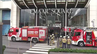 Üsküdar'daki Emaar AVM'de restoran mutfağında yangın paniği