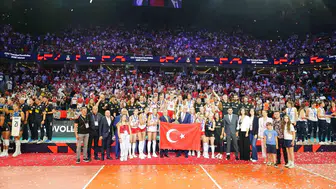 A Milli Kadın Voleybol Takımı, Avrupa Şampiyonu oldu