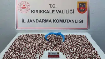 Kırıkkale'de düzenlenen uyuşturucu operasyonunda büyük miktarda hap ele geçirildi