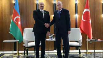 Cumhurbaşkanı erdoğan, bişkek'te aliyev ile buluştu