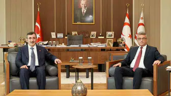 KKTC Cumhurbaşkanı erhurman, yardımcı yılmaz ile önemli görüşme gerçekleştirdi