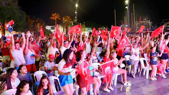 Bodrum'da milli sevinç: A milli kadın voleybol takımı Avrupa şampiyonu oldu