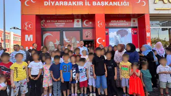 MHP, Diyarbakır'daki öğrencilerin eğitim yolunda destek sağladı