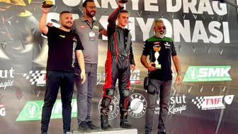 Kepez'de Türkiye Motodrag Şampiyonası heyecanı yaşandı