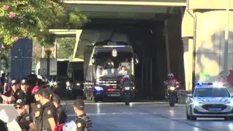 Beşiktaş, Fenerbahçe derbisi için stada vardı