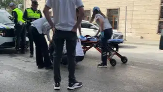 Burdur'da motosiklet devrildi, sürücü yaralandı
