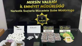 Mersin’de uyuşturucu operasyonlarında 5 kişi tutuklandı