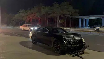 Çerkezköy-Kapaklı yolunda iki araç çarpıştı: 2 kişi yaralandı