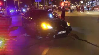 Malatya'da meydana gelen trafik kazasında iki kişi yaralandı