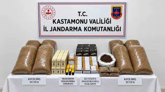 Kastamonu'da 5 bin 480 adet doldurulmuş makaron ele geçirildi