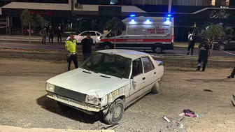 Aksaray'da takla atan araçtan mucize kurtuluş