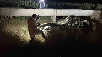Karaman'da takla atan otomobildeki genç hayatını kaybetti