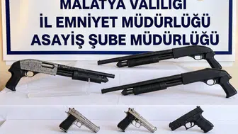 Malatya'da kurşunlama olaylarına düzenlenen operasyonda 5 tutuklama