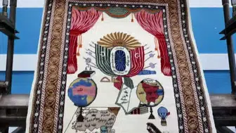 Sivas'ta Misak-ı Millî Halısı yeniden hayat buldu
