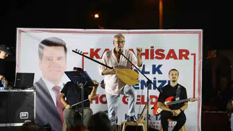 Karahisar halk gecesi müzik tutkunlarını buluşturdu