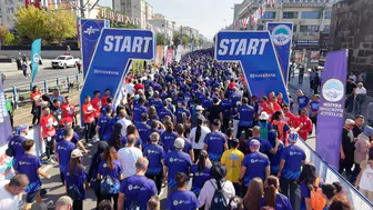 Kayseri yarı maratonu bu yıl da uluslararası coşkuya sahne oldu