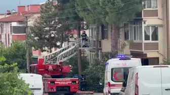 Dengesini kaybedip evinde mahsur kalan yaşlı kadın itfaiye tarafından kurtarıldı