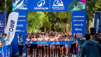 Decathlon Büyükada Yarı Maratonu, 4 bin 500 katılımcıyla rekor kırdı