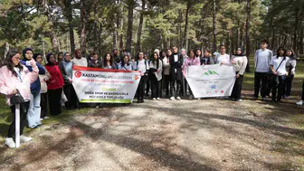 Kastamonu'daki üniversite öğrencileri doğa yürüyüşü yaptı