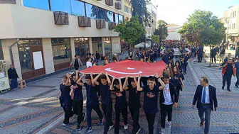 Edirne'de gaziler için kardeşlik yürüyüşü gerçekleştirildi