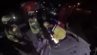 Diyarbakır'da tanker kazasında sıkışan iki kişi kurtarıldı