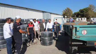 Manisa'da üreticilere 7 milyon metre sulama borusu desteği sağlandı
