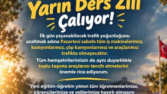 Talas’ta yeni eğitim yılına duyarlılık: Başkan Yalçın'dan trafik tedbiri