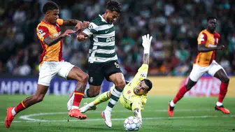 Galatasaray, UEFA Şampiyonlar Ligi'ne fırtına gibi başlayan Sporting'e yenildi