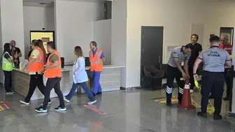 Düzce'de hastanede rehine tatbikatı uygulandı